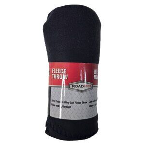 RoadPro Fleece Throw Blanket 50 x 60 Navy Blue - RPTR2CKT - NEW